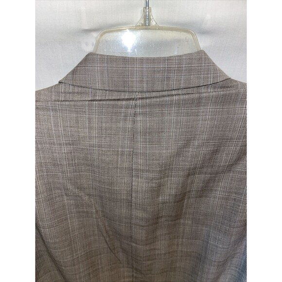 Michael Michael Kors Men’s Dress Blazer Size 42R Tan Wool Business Formal Party - Picture 9 of 12